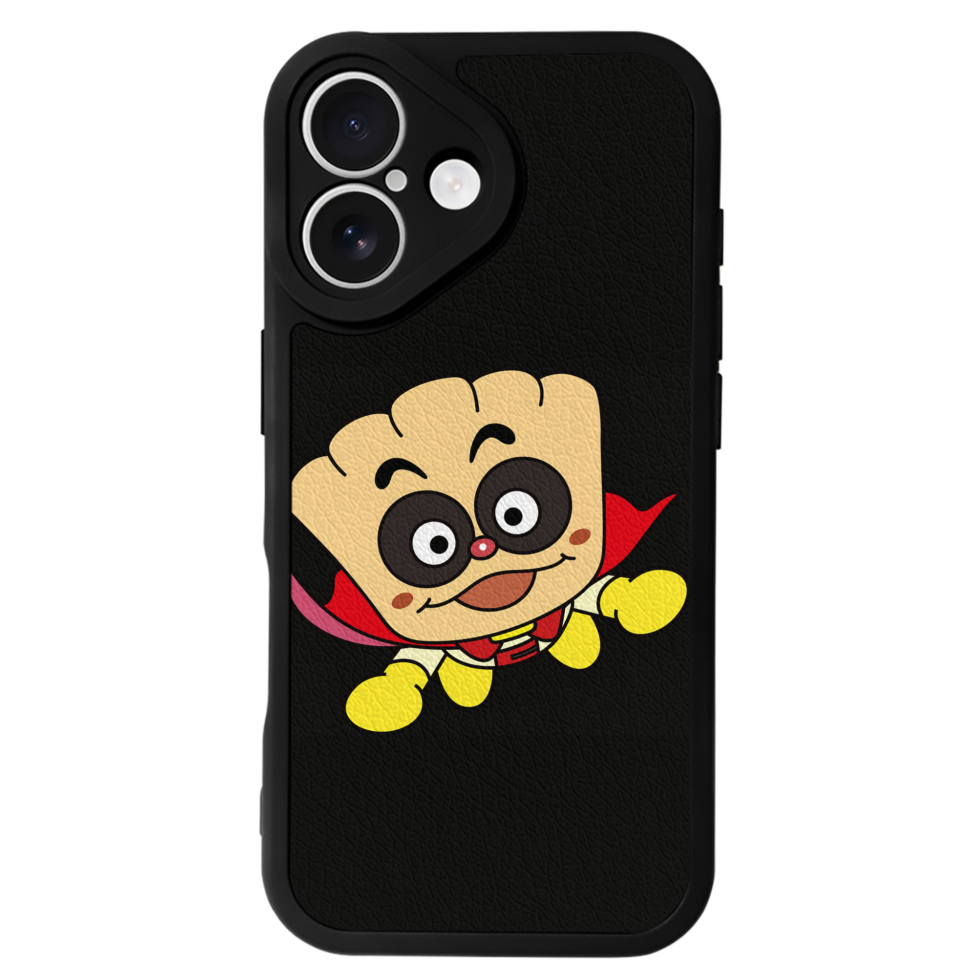 （画像用） アンパンマン Anpanman 【iPhone 16シリーズ対応】シリコンスマホケース（レザー調） 材質：シリコン